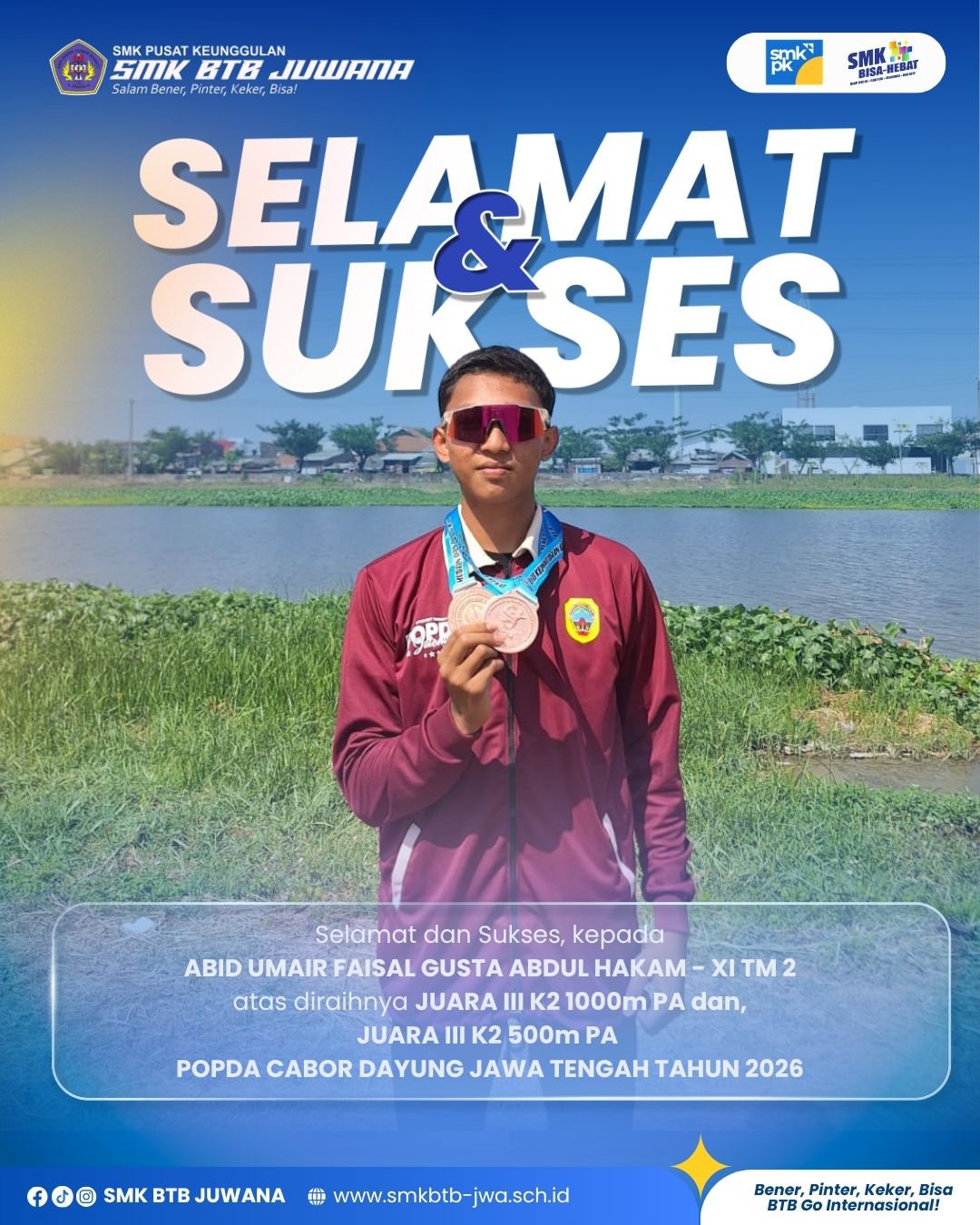 JUARA III K2 POPDA CABOR DAYUNG JAWA TENGAH TAHUN 2026