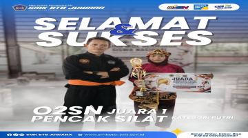 JUARA 1 O2SN PENCAK SILAT KATEGOTI PUTRI